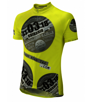 Foska iPayRoadTax Fluro Yellow Jersey